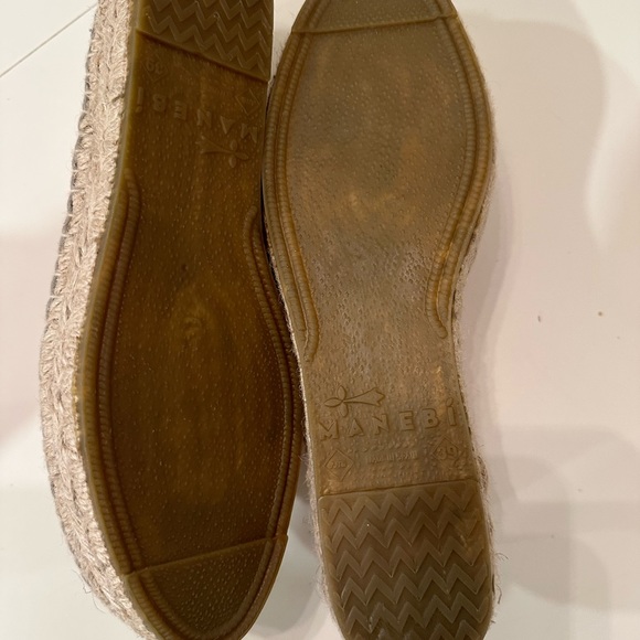 Manebi Raffia Stripes Double Sole Espadrilles Yucatán US 9 Women’s - Picture 6 of 8